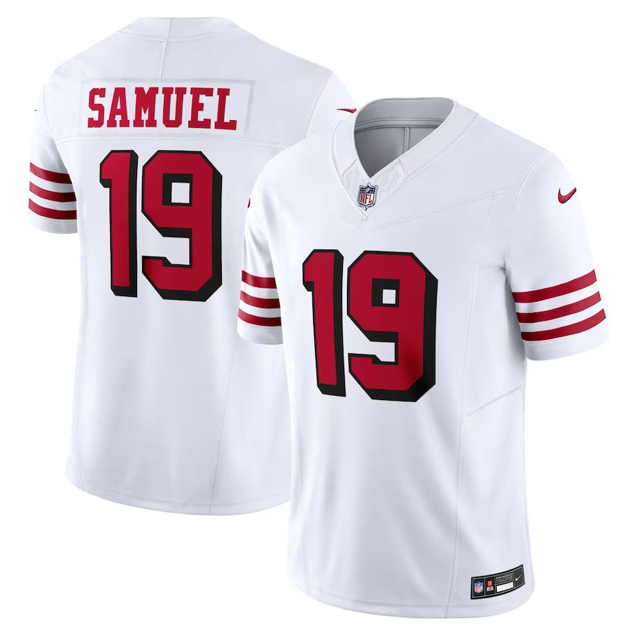 Men San Francisco 49ers #19 Deebo Samuel Nike White Alternate Vapor F.U.S.E. Limited NFL Jersey